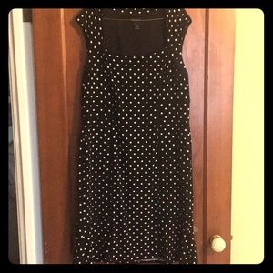 White House | Black Market polka dot dress